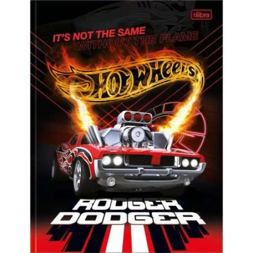 Caderno Brochurão Hot Wheels 80 Folhas - Tilibra
