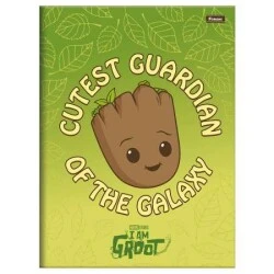 Caderno Brochurão I Am Groot 80 Folhas - Foroni