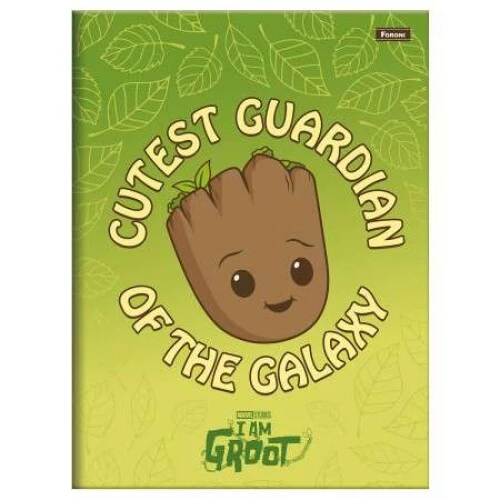 Caderno Brochurão I Am Groot 80 Folhas - Foroni