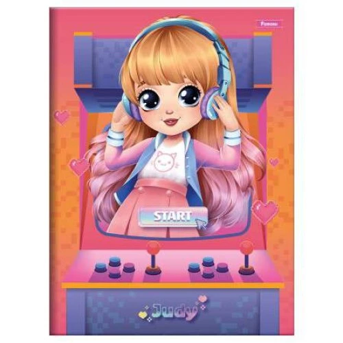 Caderno Brochurão Judy 80 Folhas - Foroni