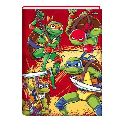 Caderno Brochurão Tartarugas Ninja 80 Folhas - Jandaia