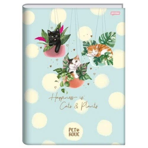Caderno Brochurão Pet Holic 80 Folhas - Jandaia
