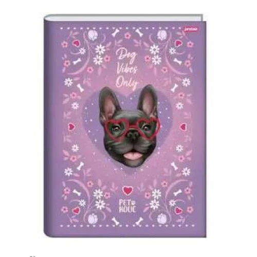 Caderno Brochurão Pet Holic 80 Folhas - Jandaia