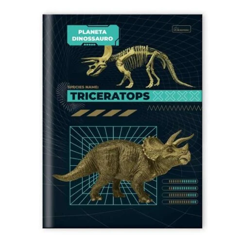 Caderno Brochurão Planeta Dinossauro 80 Folhas Cadersil Caderno Brochurão Planeta Dinossauro 80 Folhas Cadersil
