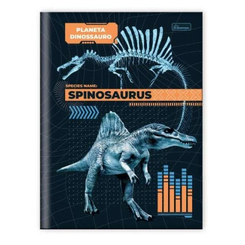 Caderno Brochurão Planeta Dinossauro 80 Folhas Cadersil Caderno Brochurão Planeta Dinossauro 80 Folhas Cadersil