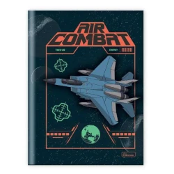 Caderno Brochurao Air Kombat 80 Folhas  Cadersil