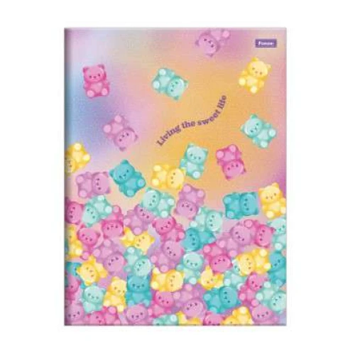 Caderno Brochurao Sugar Rush 80 Folhas - Foroni