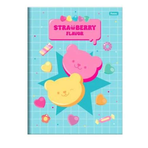Caderno Brochurao Sugar Rush 80 Folhas - Foroni
