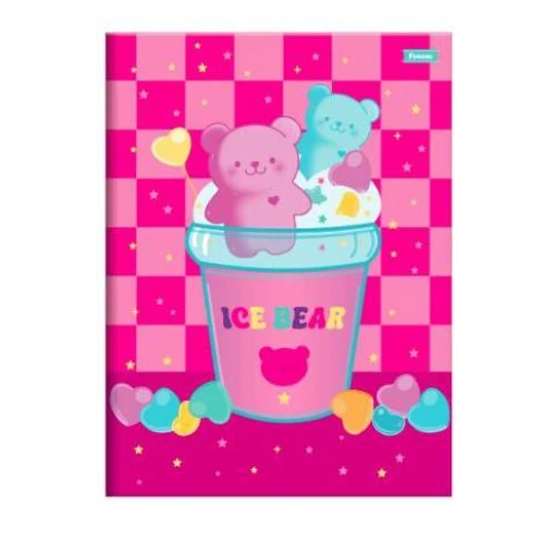 Caderno Brochurao Sugar Rush 80 Folhas - Foroni