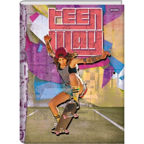 Caderno Brochurao Teen Way 96 Folhas - Jandaia