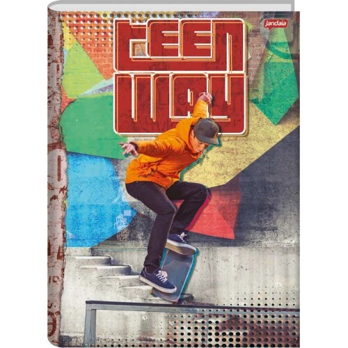 Caderno Brochurao Teen Way 96 Folhas - Jandaia