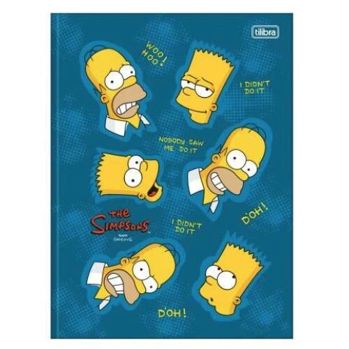 Caderno Brochurão The Simpsons 80 Folhas - Tilibra