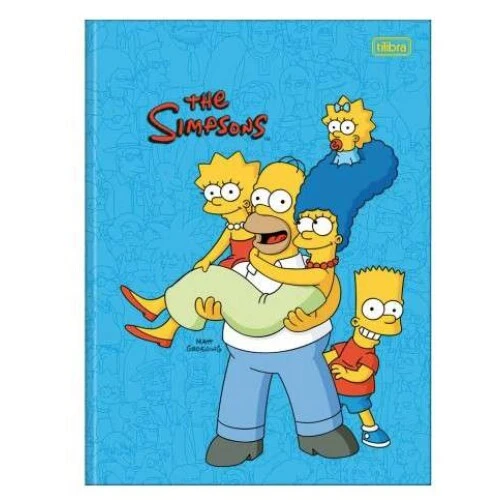 Caderno Brochurão The Simpsons 80 Folhas - Tilibra