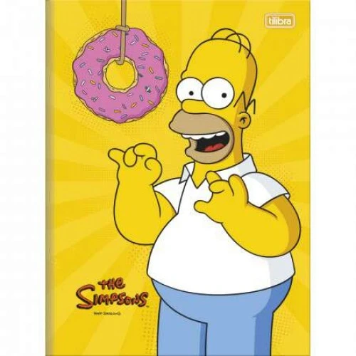Caderno Brochurão The Simpsons 80 Folhas - Tilibra