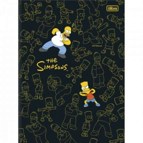 Caderno Brochurão The Simpsons 80 Folhas - Tilibra
