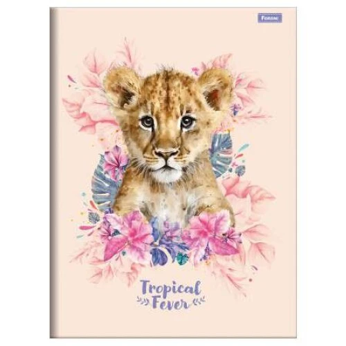 Caderno Brochurão Tropical Ferver 80 Folhas - Foroni