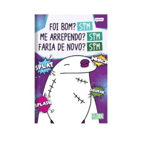 Caderno Brochurrão Flork 80 Folhas - Jandaia Caderno Brochurrão Flork 80 Folhas - Jandaia