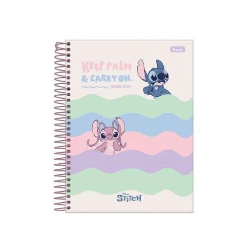 Caderno Colleg Stitch 1 Matéria Médio 80 Folhas - Foroni Caderno Colleg Stitch 1 Matéria Médio 80 Folhas - Foroni