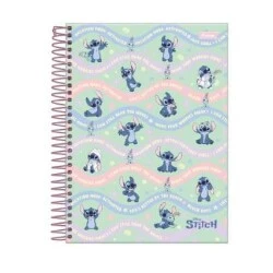 Caderno Colleg Stitch 10 Matérias 160 folhas Médio - Foroni