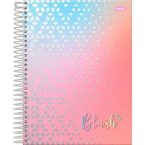 Caderneta Escolar CD 96 Folhas Blush - Foroni