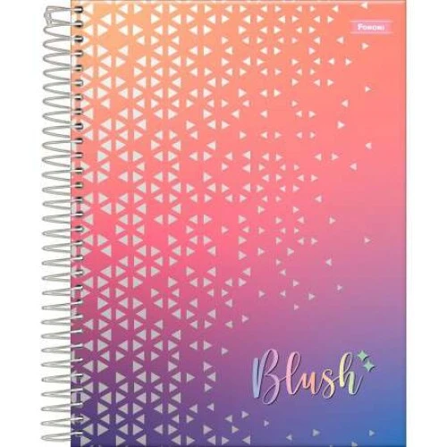 Caderneta Escolar CD 96 Folhas Blush - Foroni