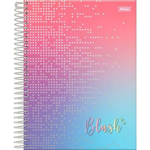 Caderneta Escolar CD 96 Folhas Blush - Foroni