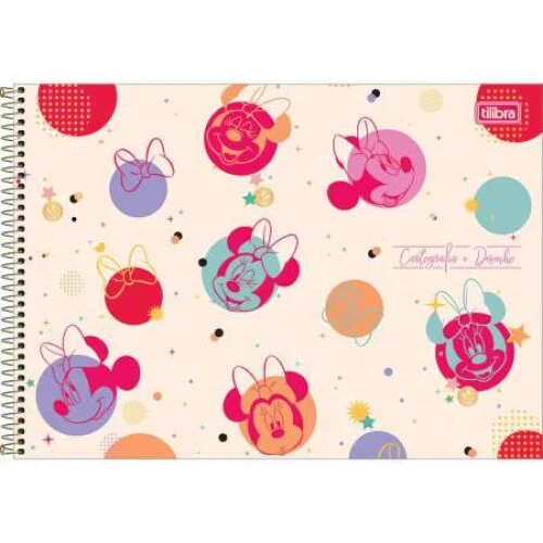 Caderno Desenho 80 Folhas Minnie - Tilibra