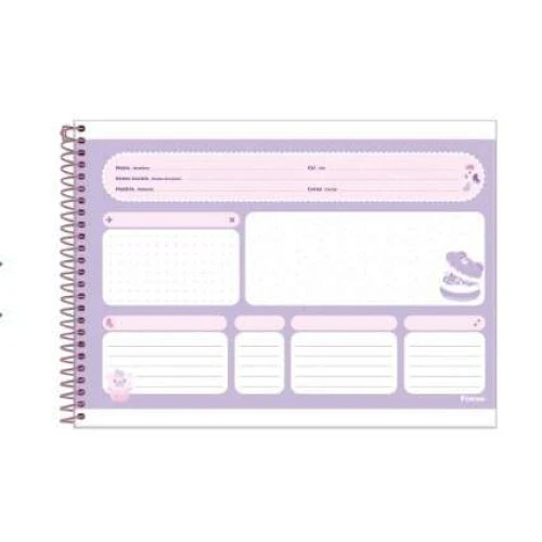 Caderno Desenho Sugar Rush 80 Folhas - Foroni