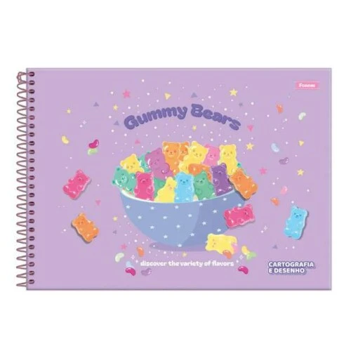 Caderno Desenho Sugar Rush 80 Folhas - Foroni