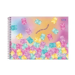 Caderno Desenho Sugar Rush 80 Folhas - Foroni