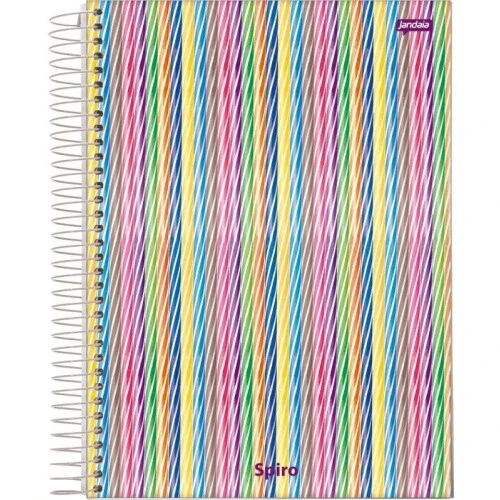 Caderno Universitário 10 Matérias Spiro 160 Folhas - Jandaia