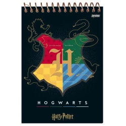 Caderno Espiral Apontamentos Harry Potter 80 Folhas - Jandaia