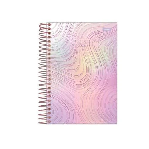 Caderno Espiral Blush 80 Folhas Pequeno - Foroni Caderno Espiral Blush 80 Folhas Pequeno - Foroni