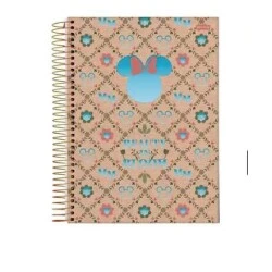 Caderno Espiral Mickey/Minnie Arts Kraft 1 matéria 80 Folhas - Jandaia