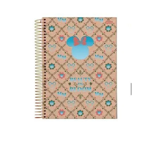 Caderno Espiral Mickey/Minnie Arts Kraft 1 matéria 80 Folhas - Jandaia