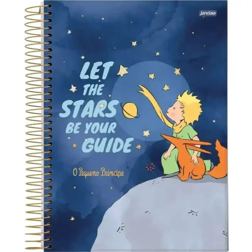 Caderno Espiral O Pequeno Príncipe 10 Matérias 200 Folhas - Jandaia
