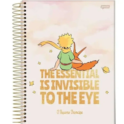 Caderno Espiral O Pequeno Príncipe 10 Matérias 200 Folhas - Jandaia
