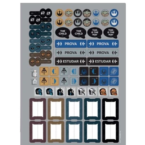 Caderno Espiral Star Wars The Mandalorian 1 matéria 80 Folhas - Jandaia