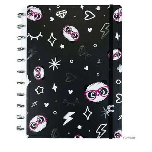 Caderno Inteligente Pandalu Star 80folhas M - Caderno Inteligente