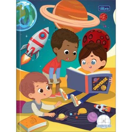 Caderno Quadriculado Sapeca 40 folhas - Tilibra