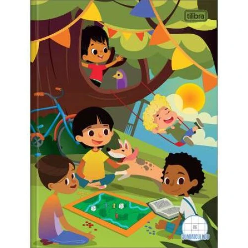 Caderno Quadriculado Sapeca 40 folhas - Tilibra