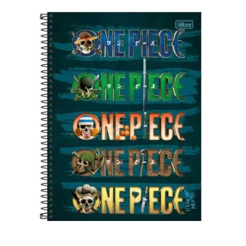 Caderno Univ. Cd 101 One Piece 160 Folhas - Tilibra