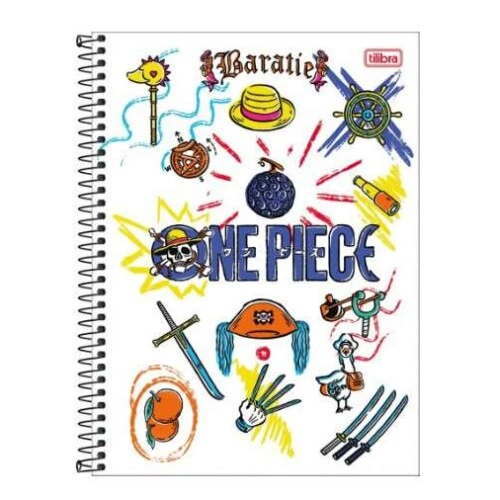 Caderno Univ. Cd 101 One Piece 160 Folhas - Tilibra