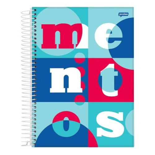 Caderno Univ. Cd 11 Mentos 80 Folhas - Jandaia
