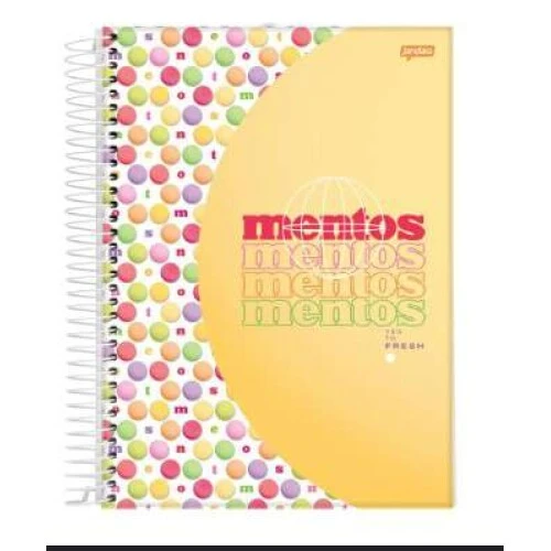 Caderno Univ. Cd 11 Mentos 80 Folhas - Jandaia