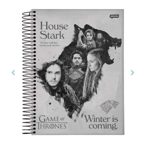 Caderno Universitário Game Of Thrones 10 Materias - Tilibra