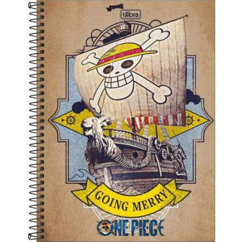 Caderno Univ. Cd 101 One Piece 160 Folhas - Tilibra