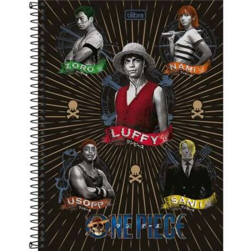 Caderno Univ. Cd 101 One Piece 160 Folhas - Tilibra