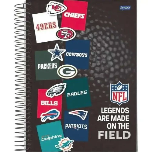 Caderno Univ. Nfl 1 Materia CD 80 Folhas - Jandaia