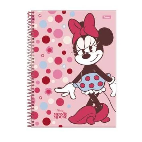 Caderno Universitário 11 Minnie Mouse 80 Folhas - Foroni Caderno Universitário 11 Minnie Mouse 80 Folhas - Foroni